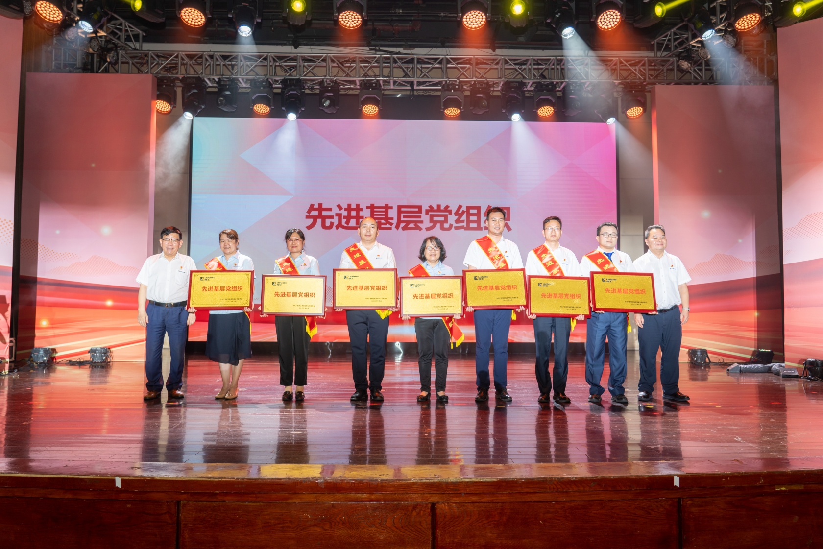 党徽闪耀 争当发展先锋